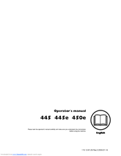Husqvarna 445, 445e, 450e Operator's Manual