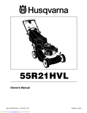 Husqvarna 55R21HVL Owner's Manual