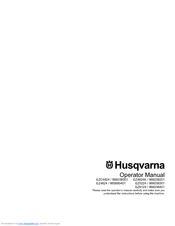 Husqvarna EZ4824 / 965880401 Operator's Manual