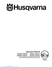 Husqvarna 966061101 Operator's Manual