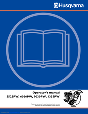 Husqvarna 9030PW Operator's Manual