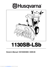 Husqvarna 1130SB-LSB Owner's Manual