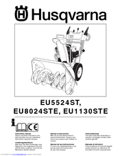 Husqvarna EU5524ST Instruction Manual