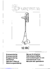 Husqvarna 12 RC Operator's Manual