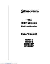 Husqvarna HUV4210-E Owner's Manual