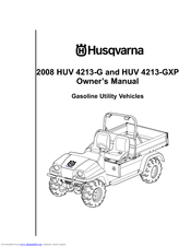 Husqvarna HUV 4213-G Owner's Manual