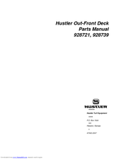 HUSTLER 928721 Parts Manual