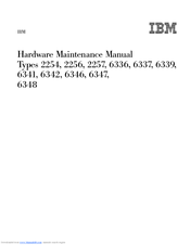 IBM 6339 Hardware Maintenance Manual