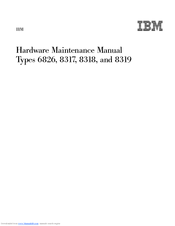 IBM NetVista 8319 Hardware Maintenance Manual