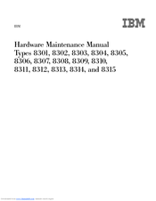 IBM 830743U Hardware Maintenance Manual