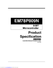 IBM EM78P809N Specification