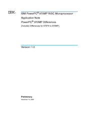 IBM POWERPC 970MP Application Note
