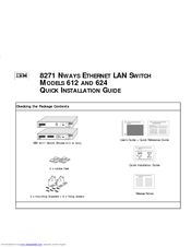 IBM 612 Quick Installation Manual