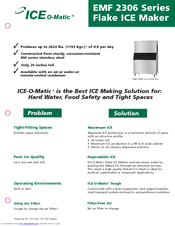 Ice-O-Matic EMF2306WS Specifications