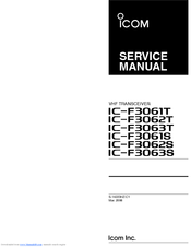 Icom IC-F3063S Service Manual