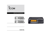 Icom F6063H Instruction Manual