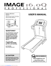 Image 16.0 Q treadmill IMTL4153.1 User Manual
