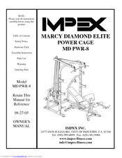 Impex MARCY DIAMOND ELITE MD PWR-8 Owner's Manual