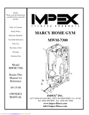Impex MARCY MWM-7300 Owner's Manual