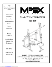 Impex MARCY SM-600 Owner's Manual