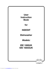 Indesit IDE 1000UK Instruction Book