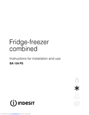 Indesit BA 139 PS Instructions For Installation And Use Manual