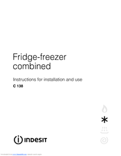 Indesit C 138 Instructions For Installation And Use Manual