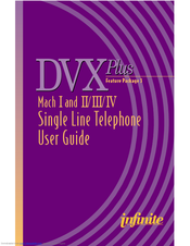 Vodavi DVX Plus II/III/IV User Manual