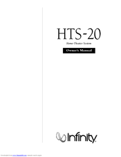 Infinity HTS-20 Owner's Manual
