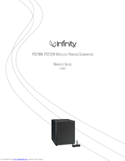Infinity PS210W Owner's Manual