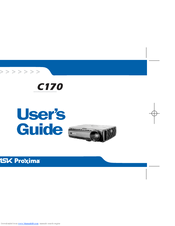 InFocus ASK Proxima C170 User Manual