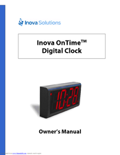 Inova Inova OnTime 715412 Owner's Manual