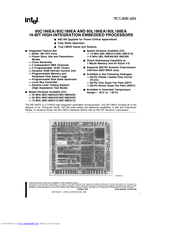Intel 80L188EA Preliminary Information