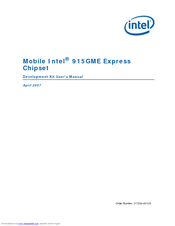 Intel 915GME User Manual