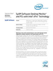 Intel Software Desktop Monitor Specifications