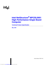 Intel NetStructure MPCBL0001 Technical Product Specification