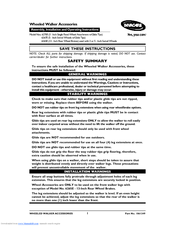 Invacare 6267E Assembly, Installation And Operating Instructions