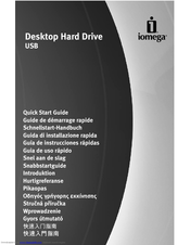 Iomega Desktop Hard Drive UDB Quick Start Manual