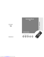 IRiver T20 1GB Instruction Manual
