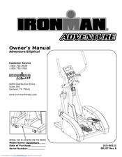Ironman Fitness Adventure Owner's Manual