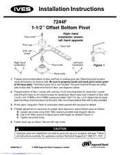 Ives Offset Top Pivot 7244F Installation Instructions