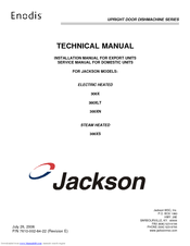 Jackson Enodis 300XN Technical Manual
