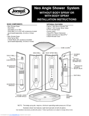 Jacuzzi 4848N Installation Instructions Manual