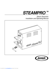Jacuzzi SteamPro Installation And Operating Manual