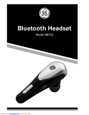 GE Bluetooth Headset 86712 Product Manual