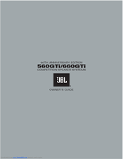 JBL 560GTI Owner's Manual