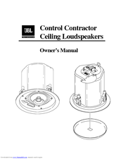JBL CONTROL 19CST Subwoofer Owner's Manual
