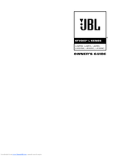 JBL STUDIO L228C Owner's Manual