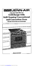 Jenn-Air SVE47600 Use And Care Manual