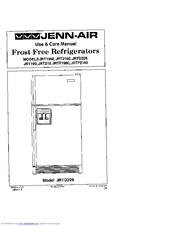 Jenn-Air JRT1960 Use And Care Manual